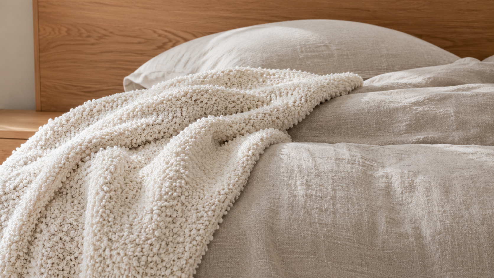 Bouclé Throw Blanket